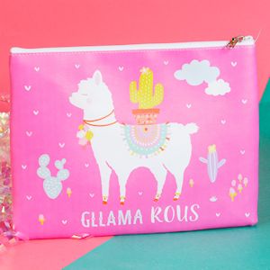 Llama Cosmetic Bag