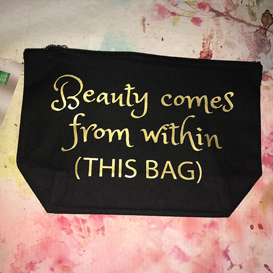 Beauty comes from within this bag