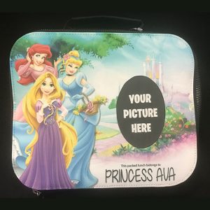 personalised princess lunch bag