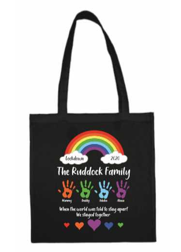 Personalised Lockdown Cotton Shopper Bag - Named4You